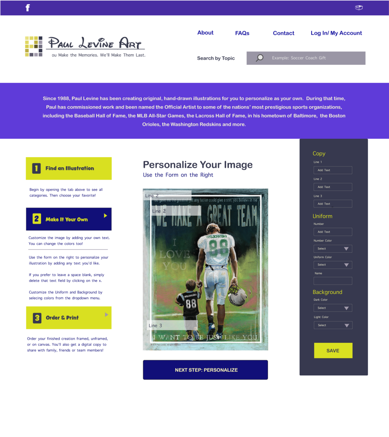 Paul Levine Website Design
